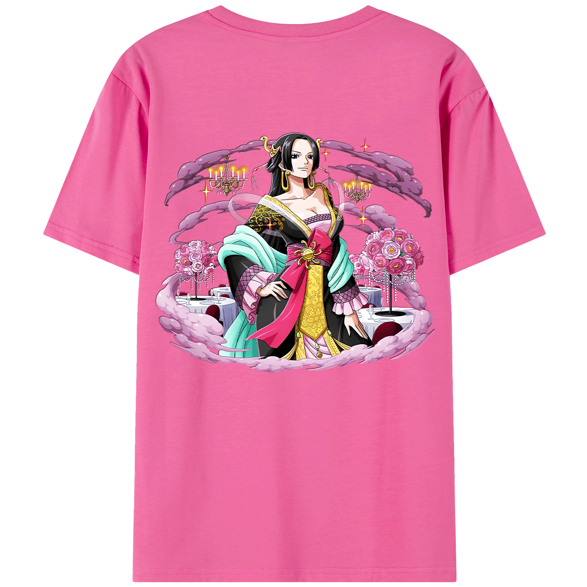 ワンピース ボア・ハンコック ONE PIECE Boa·Hancock レディース半袖Tシャツ(バックプリント)